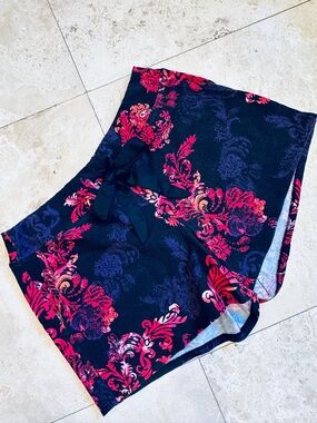 Soma Black Floral Lounge Shorts